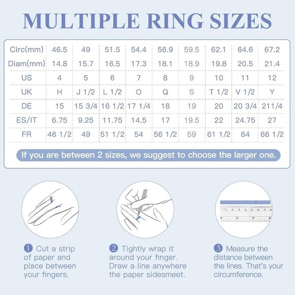 🆕 Women Silver Triple Interlocked Rolling Ring Sterling Textured Thin Stacking - Picture 6 of 9